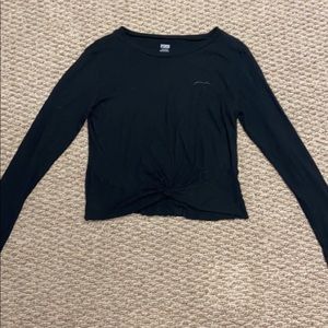 Pink black long sleeve shirt!